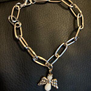 Silver Angel Bracelet